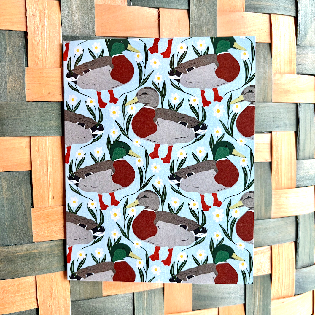 MALLARD DUCK PRINT CARD