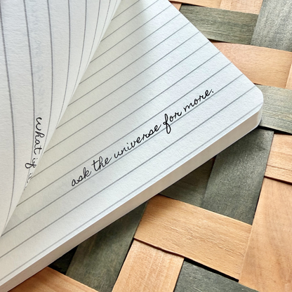 Magic Stars Colorful Lined Affirmation Journal