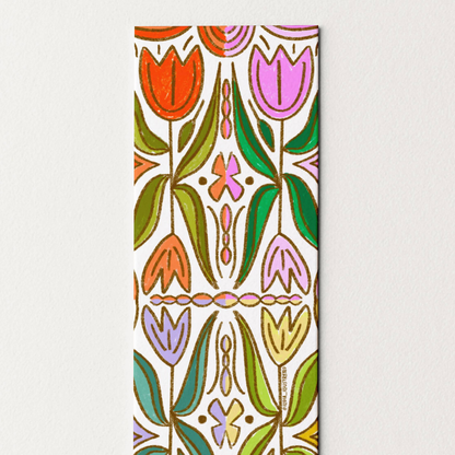 Tulip-Palooza Colorful Heavyweight Art Bookmark