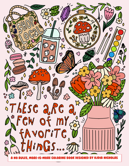 These Are A Few Of My Favorite Things Coloring Book
