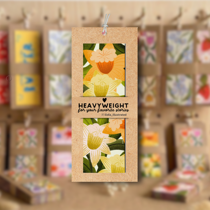 Daffodil Delight Heavyweight Art Bookmark