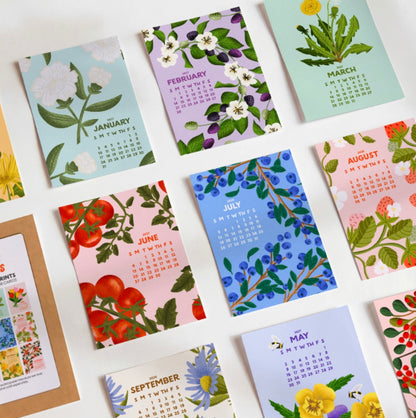 Little Monthlies 2026-2027 Mid-Year Desk Calendar Cards
