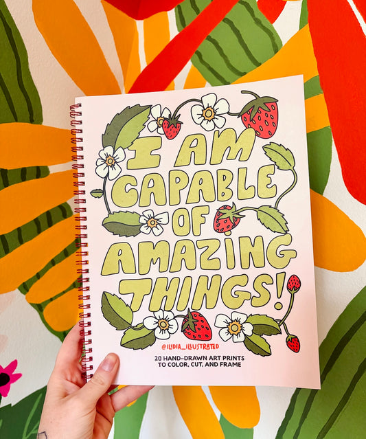 *NEW* Lettering Color-And-Frame Coloring Book