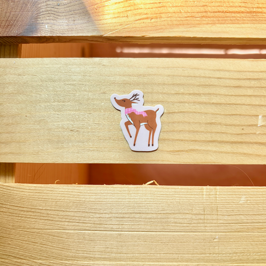 Little reindeer with scarf