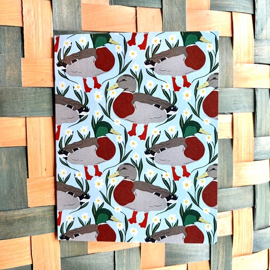 MALLARD DUCK PRINT CARD