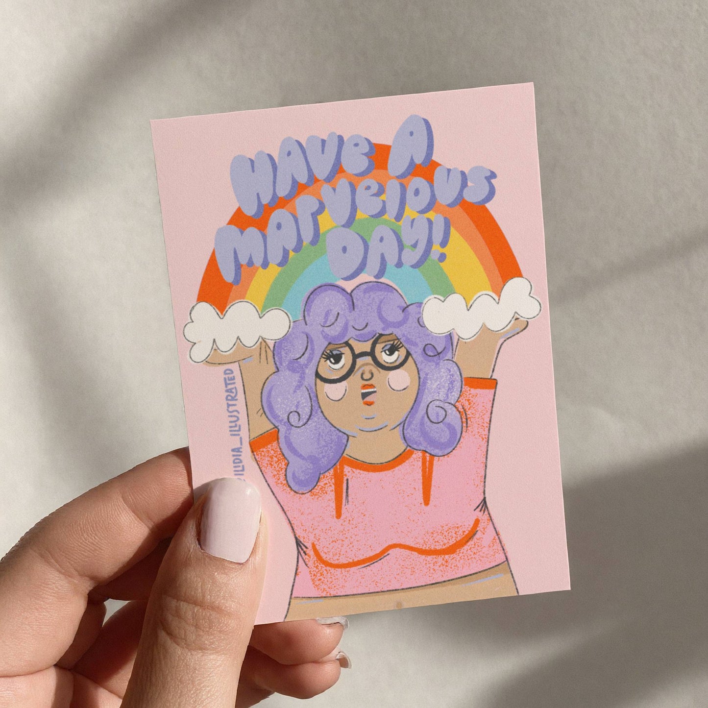 Have A Marvelous Day Mini Art Card Print, Collectible