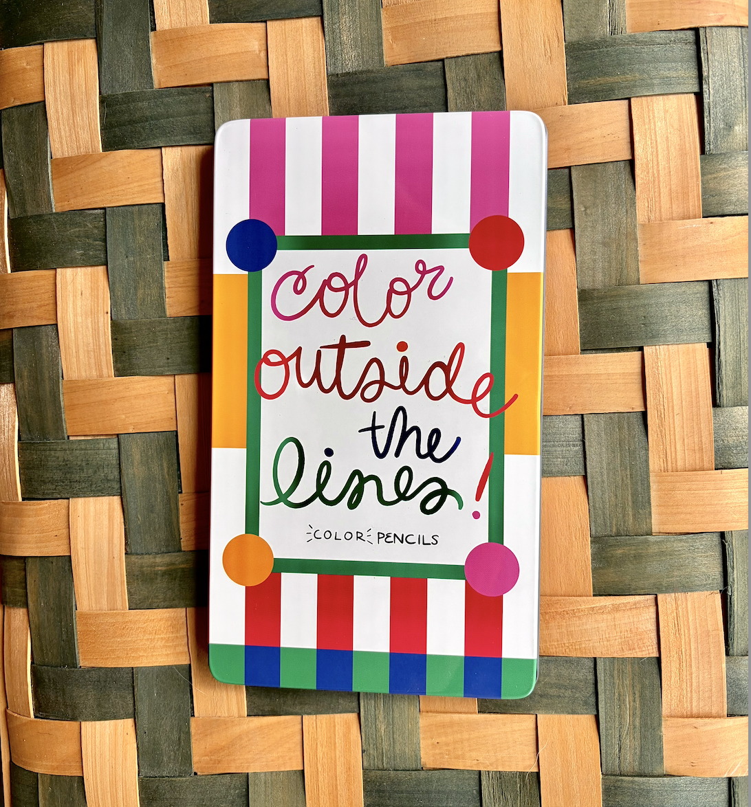 Color Outside the Lines Colored Pencil Set