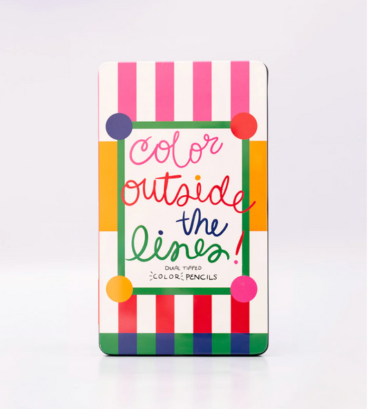 Color Outside the Lines Colored Pencil Set