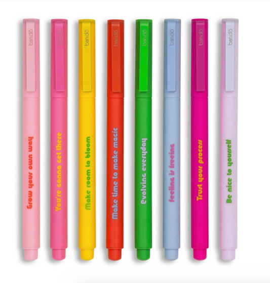 Write On Felt Tip Pens, Colorful Assorted