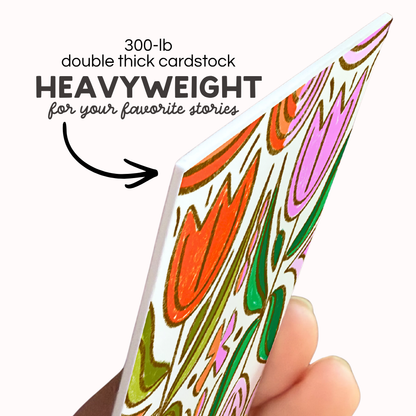 Misprint Strawberries | Heavyweight Art Bookmark