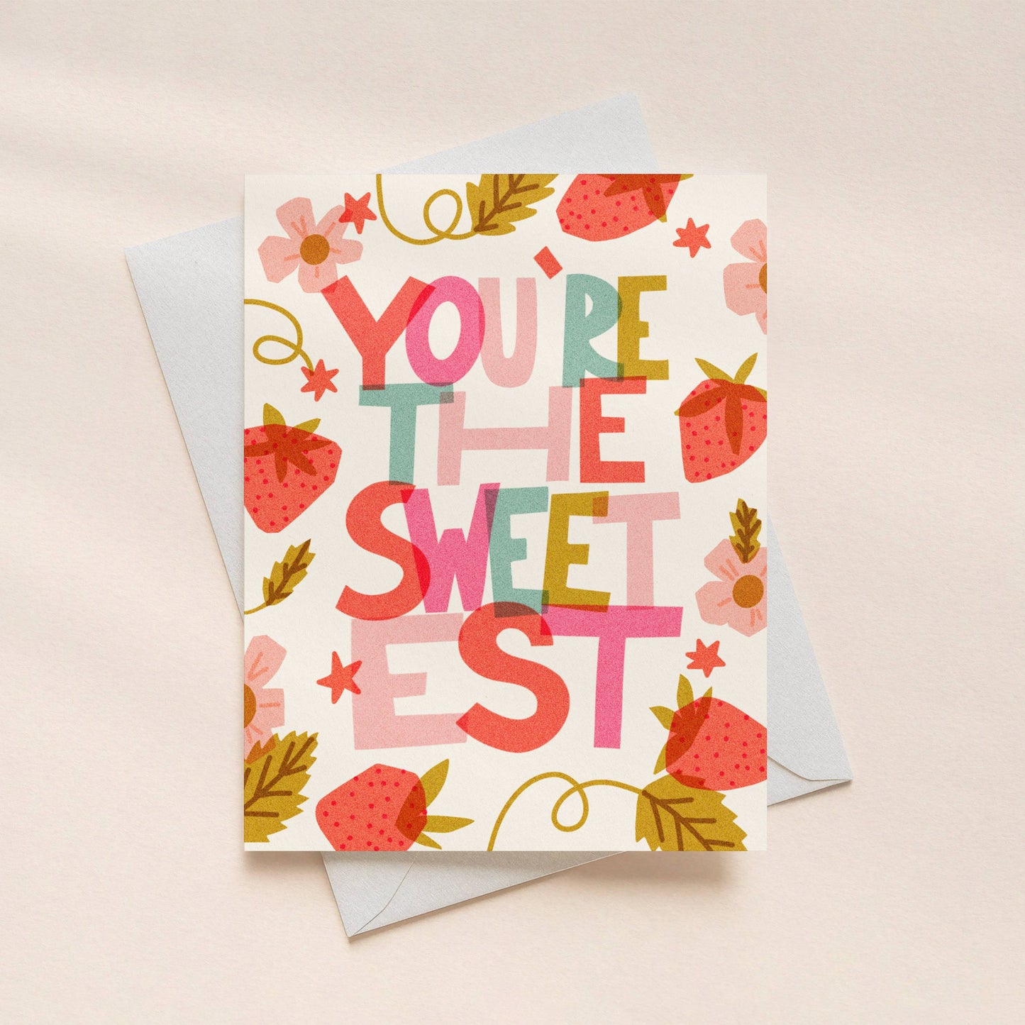 Strawberry Cards - 6 Piece Set